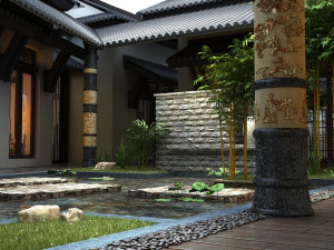 Ancient clubhouse 3D Model