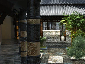 Ancient clubhouse 3D Model