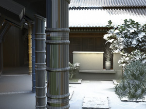 Ancient clubhouse 3D Model