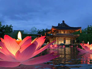 Ancient garden 3D Model