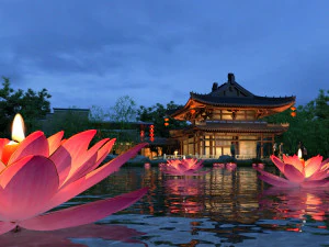 Ancient garden 3D Model