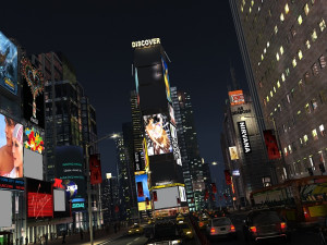 Warner Times Square 3D-Modell