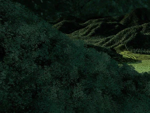 山間の村 3Dモデル