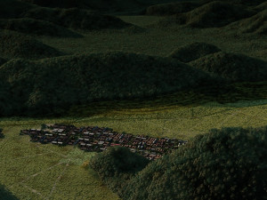 Mountain village Modèle 3D