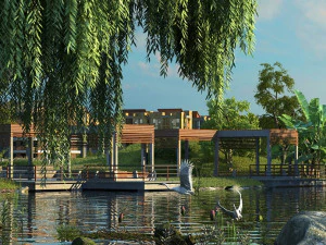 Island building 3D Model