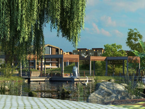 Island building 3D Модель