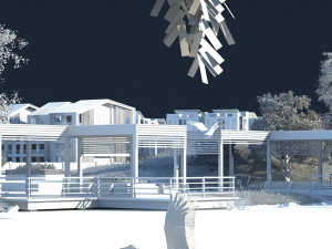 Island building 3D Модель