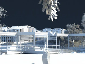 Island building 3D Model