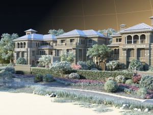 Villa 3Dモデル