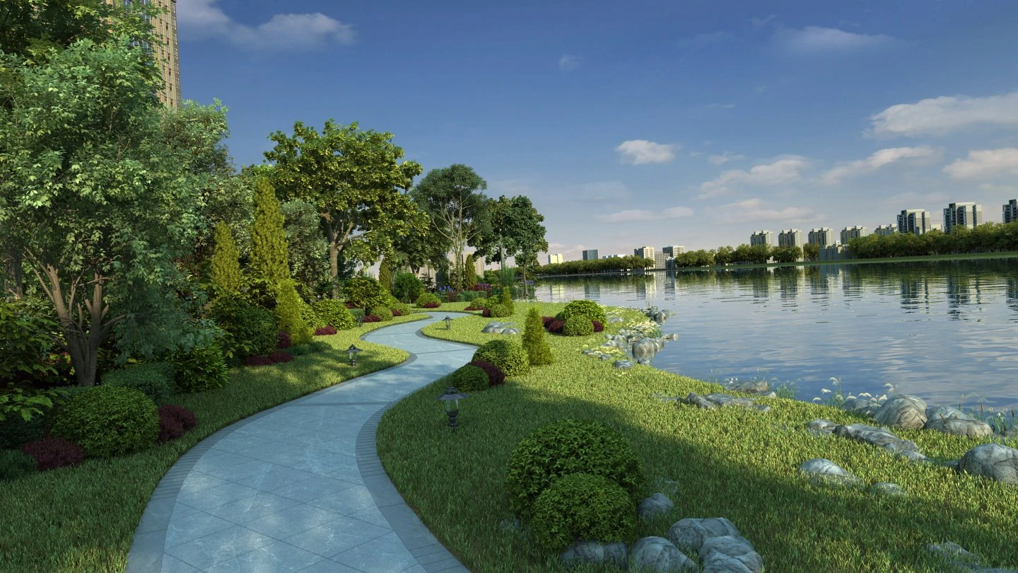 Riverside 3D Model .c4d .max .obj .3ds .fbx .stl .blend 