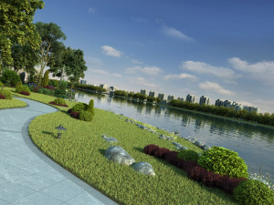 Riverside 3D Model
