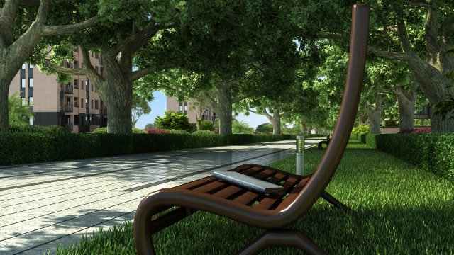 Avenue Modello 3D .c4d .max .obj .3ds .fbx .stl .blend 