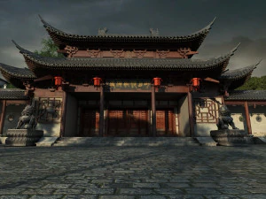 Antik bina 3D Model