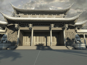 Ancient building 3D Model