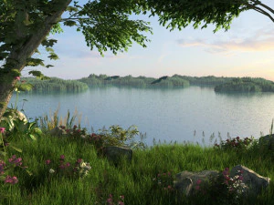 The lake 3D Model