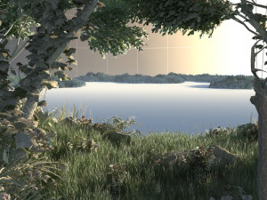 The lake Modelo 3D