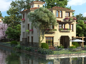 Villa Modelo 3D