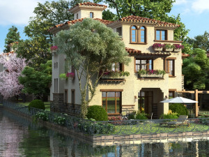 Villa 3D Модель