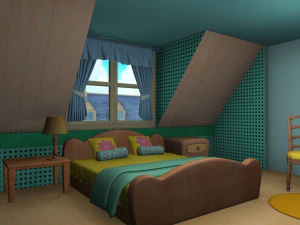 बच्चों का कमरा 3D मॉडल