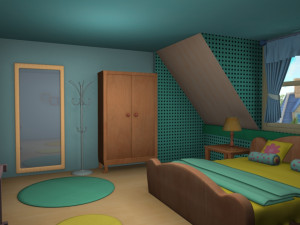 Childrens room Model 3D