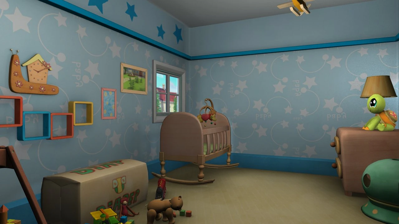 Childrens room 3D Model .c4d .max .obj .3ds .fbx .stl .blend
