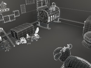 Childrens room Modelo 3D