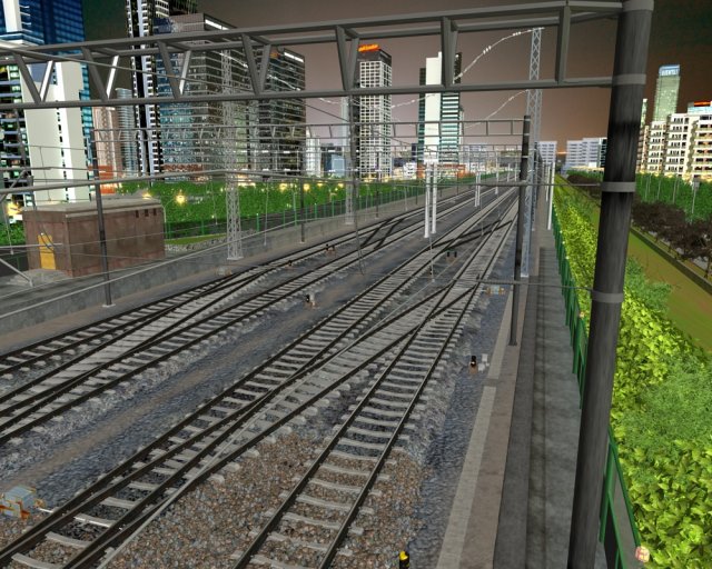 High speed train 3D 모델 .c4d .max .obj .3ds .fbx .stl .blend 