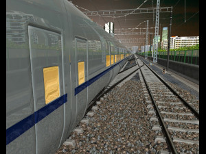 High speed train 3D 모델