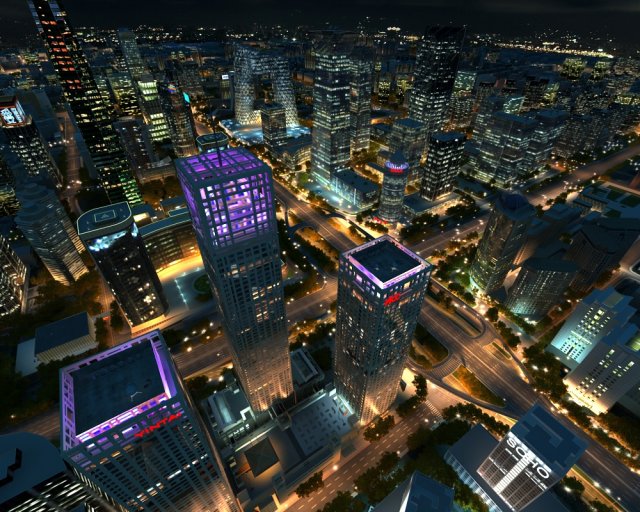 Beijing TV night 3D Model .c4d .max .obj .3ds .fbx .stl .blend