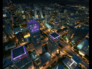 Beijing TV night 3D Model