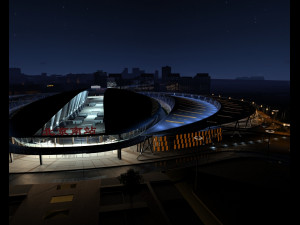 Beijing South Railway Station Model 3D