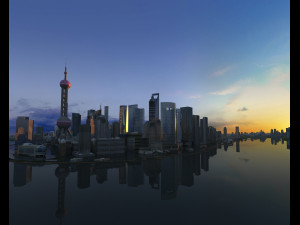 Shanghai Television Station 3D 模型