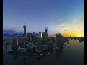 Shanghai Television Station 3D-Modell