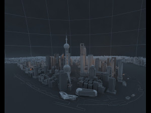 Shanghai Television Station 3D-Modell