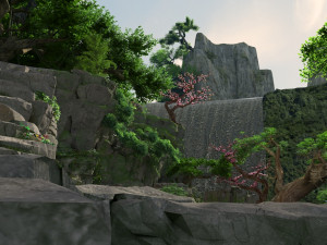 Huaguo mountain 3Dモデル