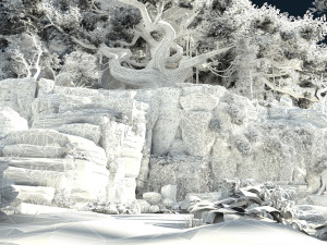 Huaguo mountain 3Dモデル