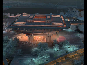 China Pavilion 3D Model