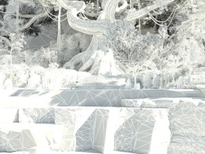 Huaguo mountain 3Dモデル