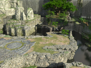 Huaguo mountain 3Dモデル