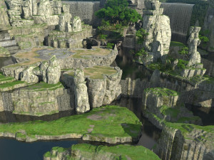Huaguo mountain 3Dモデル