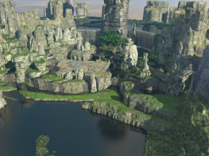 Huaguo mountain 3Dモデル