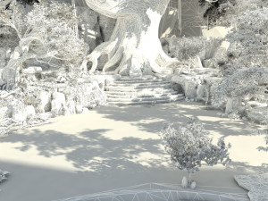 Huaguo mountain 3Dモデル