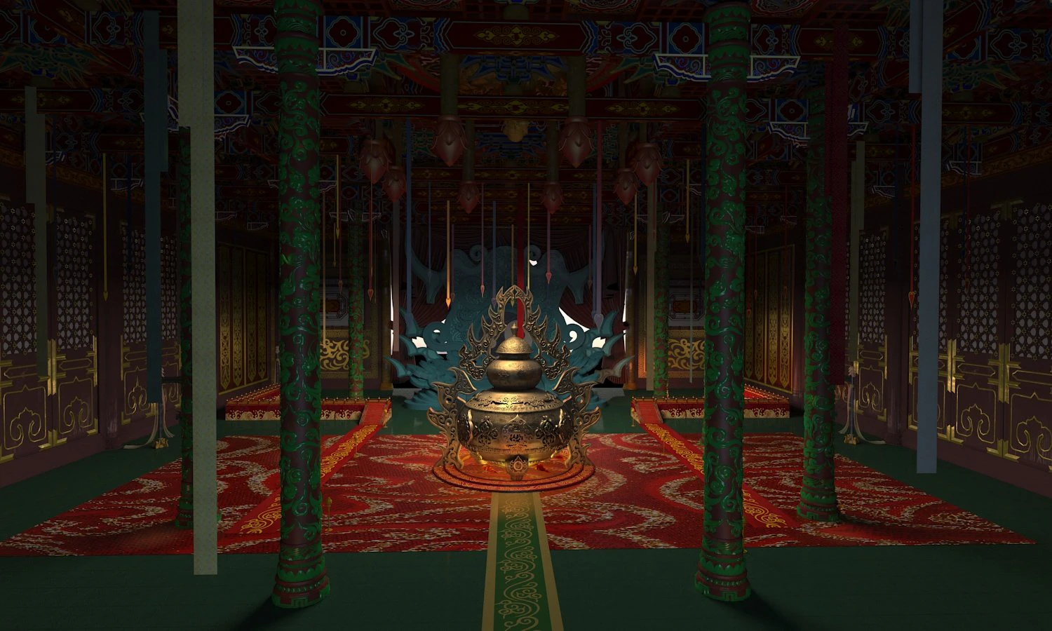 Fairy Palace 3D Model .c4d .max .obj .3ds .fbx .stl .blend 