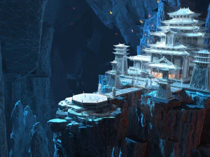 King of the Buddha to the temple 3D Model