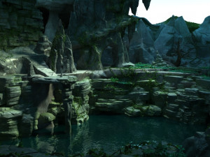 Spring water hole Modèle 3D