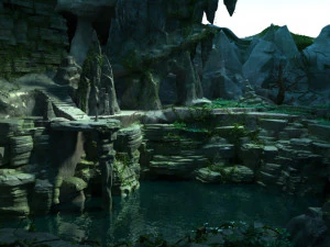 Spring water hole 3D Model