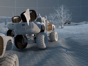 Desert racing Modèle 3D