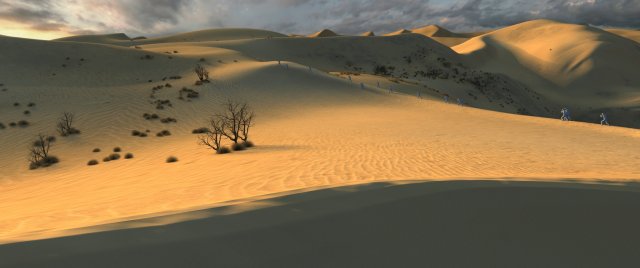Desert Modello 3D .c4d .max .obj .3ds .fbx .stl .blend 