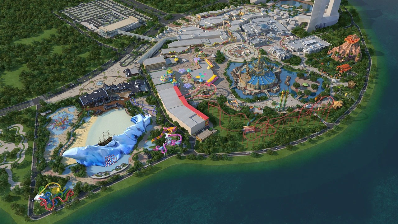 Theme Park 3D Model .c4d .max .obj .3ds .fbx .stl .blend