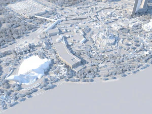 Theme Park 3D Model